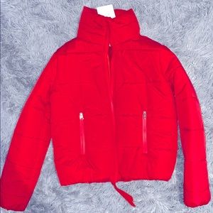 Women’s Love & Harmony Red Puffer Jacket